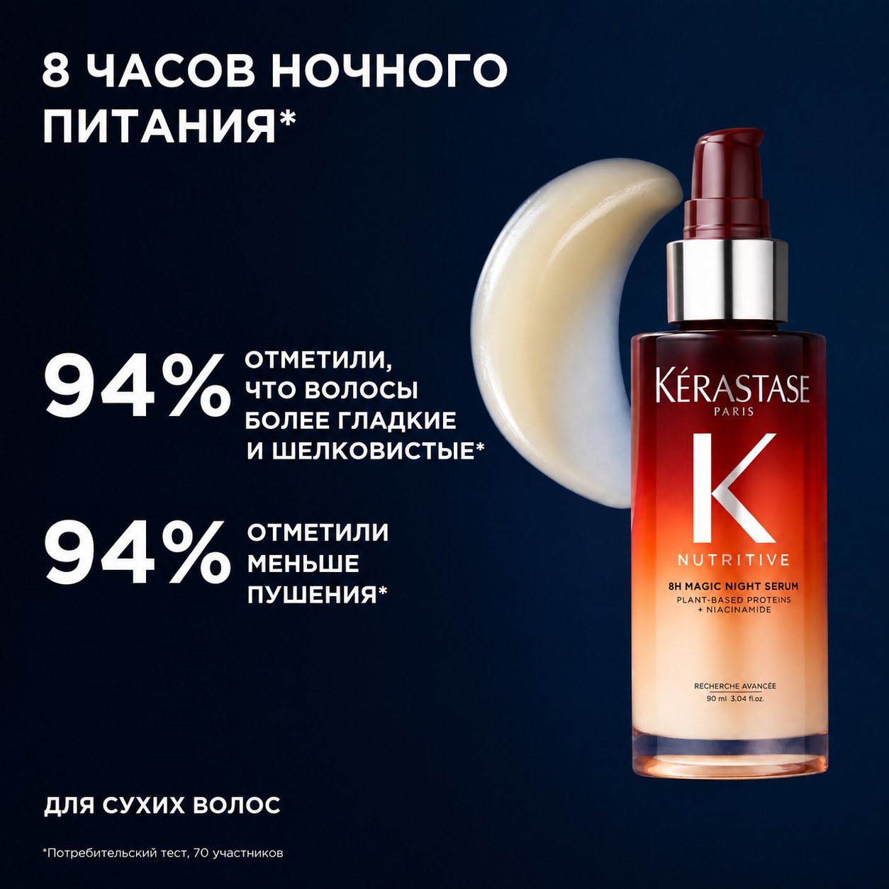 Сыворотка для волос - Kerastase Nutritive 8H Magic Night Serum