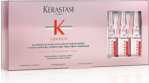 Ампулы-интенсивный курс для ослабленных, склонных к выпадению волос - Kerastase Genesis Anti Hair-Fall Fortifying Treatment Ampoules