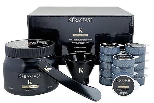 Набор для ревитализирующего ритуала Kerastase Chronologiste (Крем-маска, 250 мл + Жемчужный концентрат, 8х8 мл) 