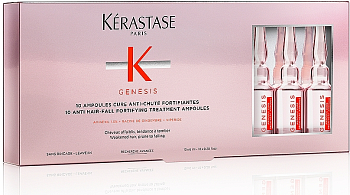Ампулы-интенсивный курс для ослабленных, склонных к выпадению волос - Kerastase Genesis Anti Hair-Fall Fortifying Treatment Ampoules