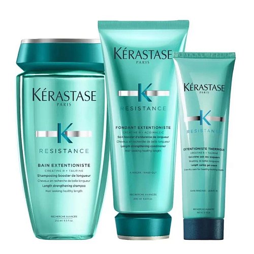 Подарочный набор: шампунь-ванна, молочко, уход - Kerastase Resistance Fondant Holidays